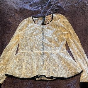 Forever 21 lace vintage top